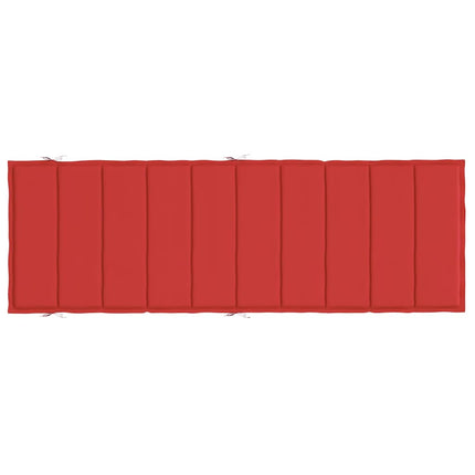 hynde til liggestol 186x58x4 cm oxfordstof rød