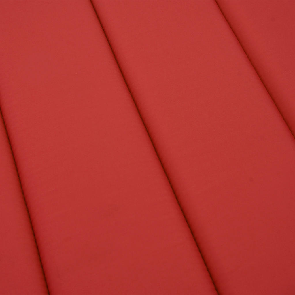 hynde til liggestol 186x58x4 cm oxfordstof rød