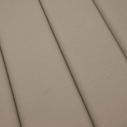 hynde til liggestol 186x58x4 cm oxfordstof gråbrun