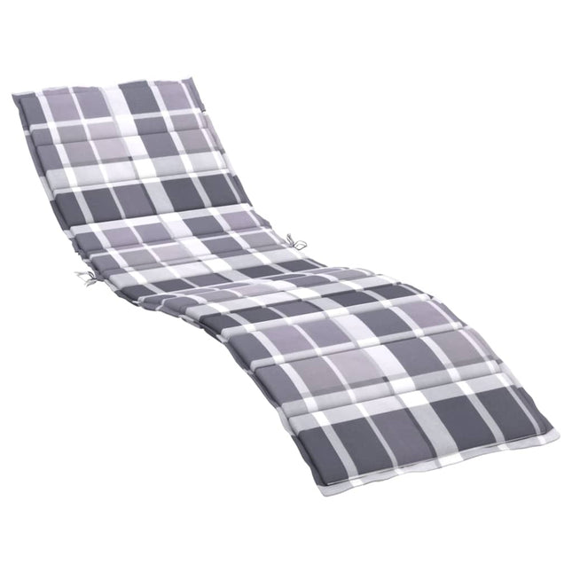 hynde til liggestol 200x50x3 cm oxfordstof gråternet