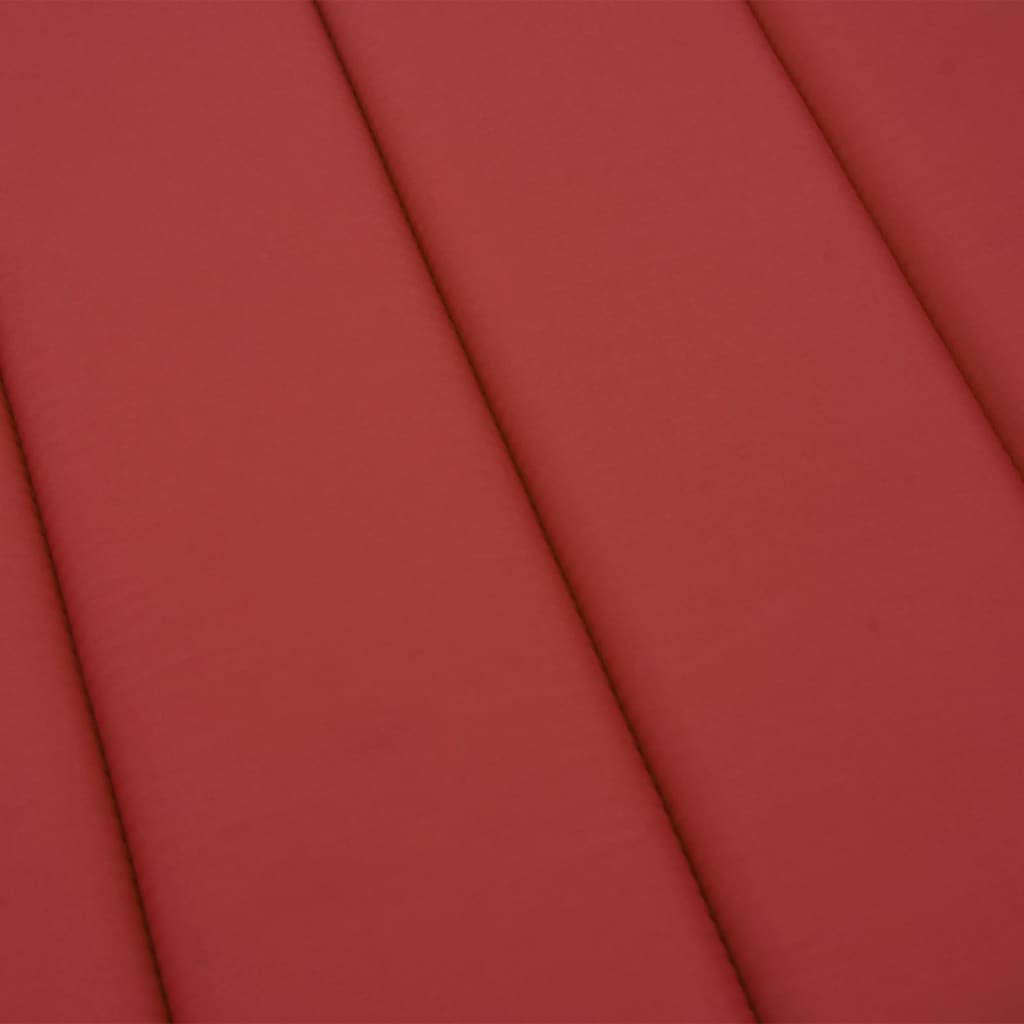 hynde til liggestol 200x60x3 cm oxfordstof rød