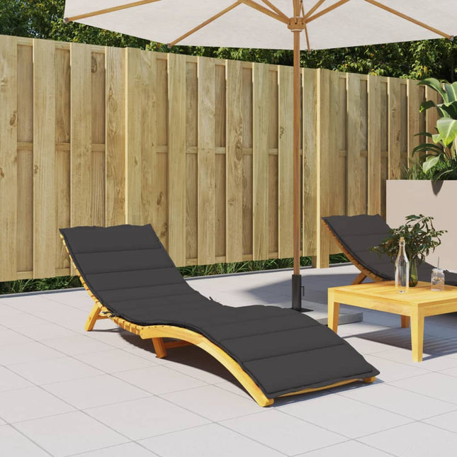 hynde til liggestol 200x60x3 cm oxfordstof sort