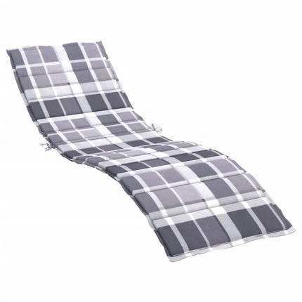 hynde til liggestol 200x60x3 cm oxfordstof gråternet