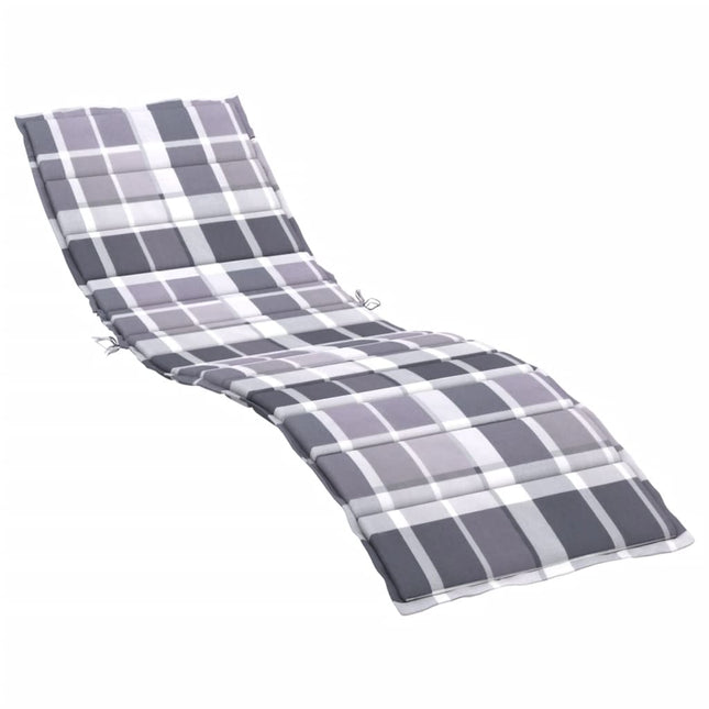 hynde til liggestol 200x60x3 cm oxfordstof gråternet