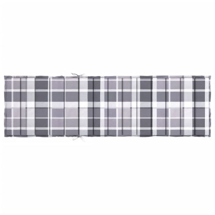 hynde til liggestol 200x60x3 cm oxfordstof gråternet