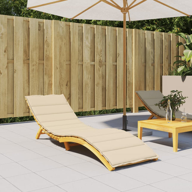 hynde til liggestol 200x70x3 oxfordstof beige