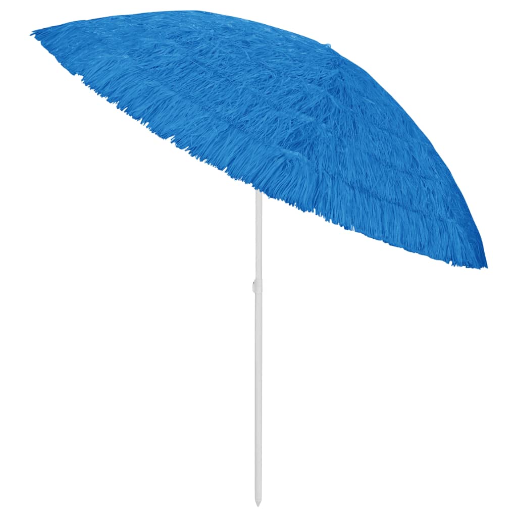 Hawaii-strandparasol 300 cm blå