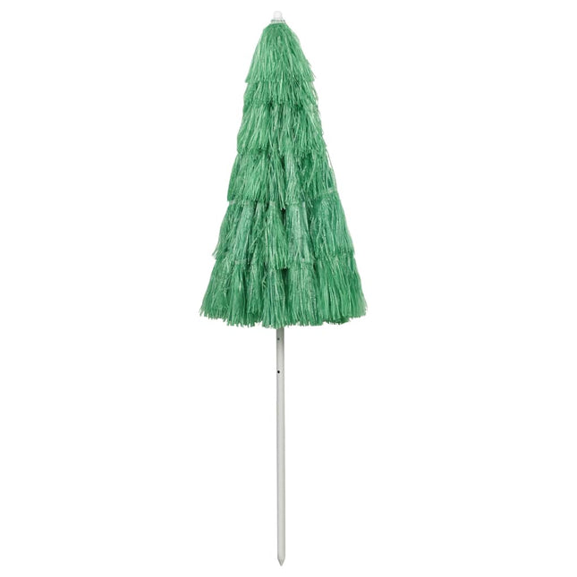 Hawaii-strandparasol 240 cm grøn
