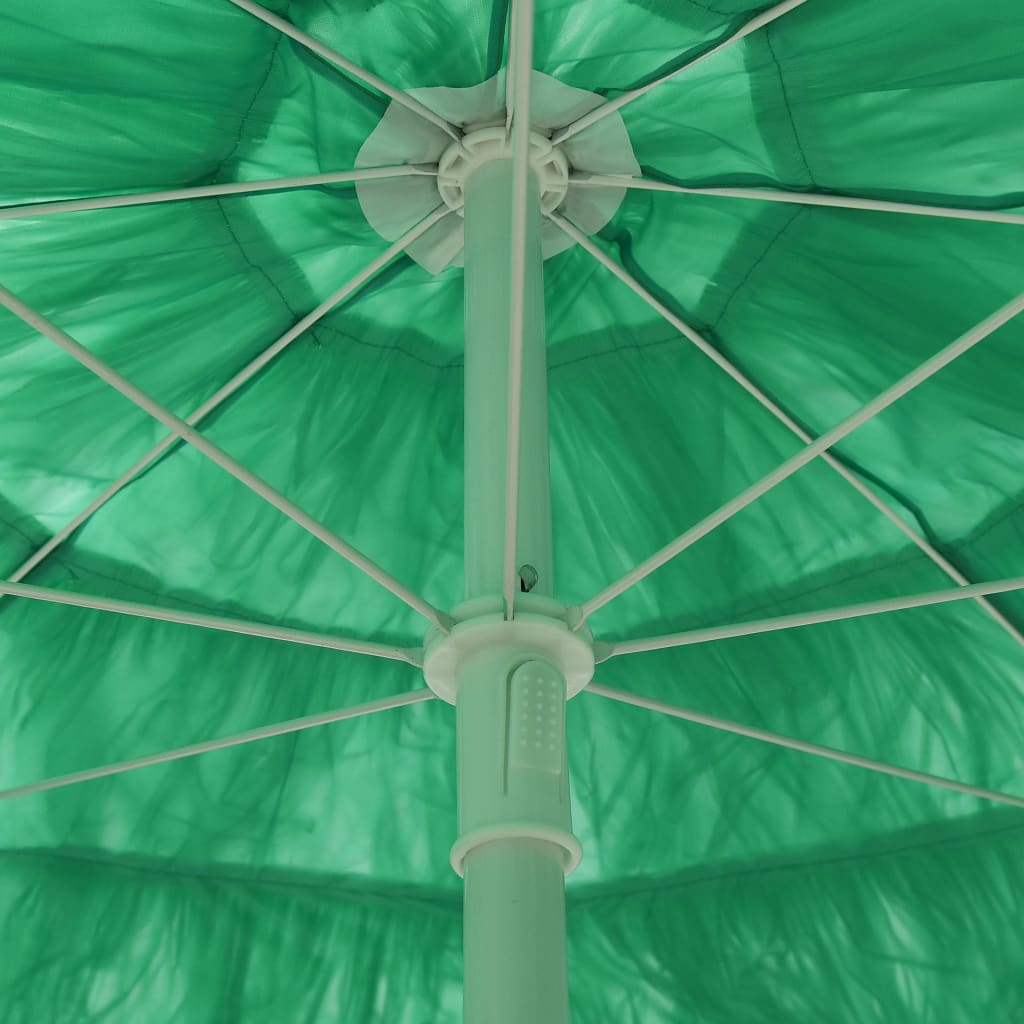 Hawaii-strandparasol 240 cm grøn