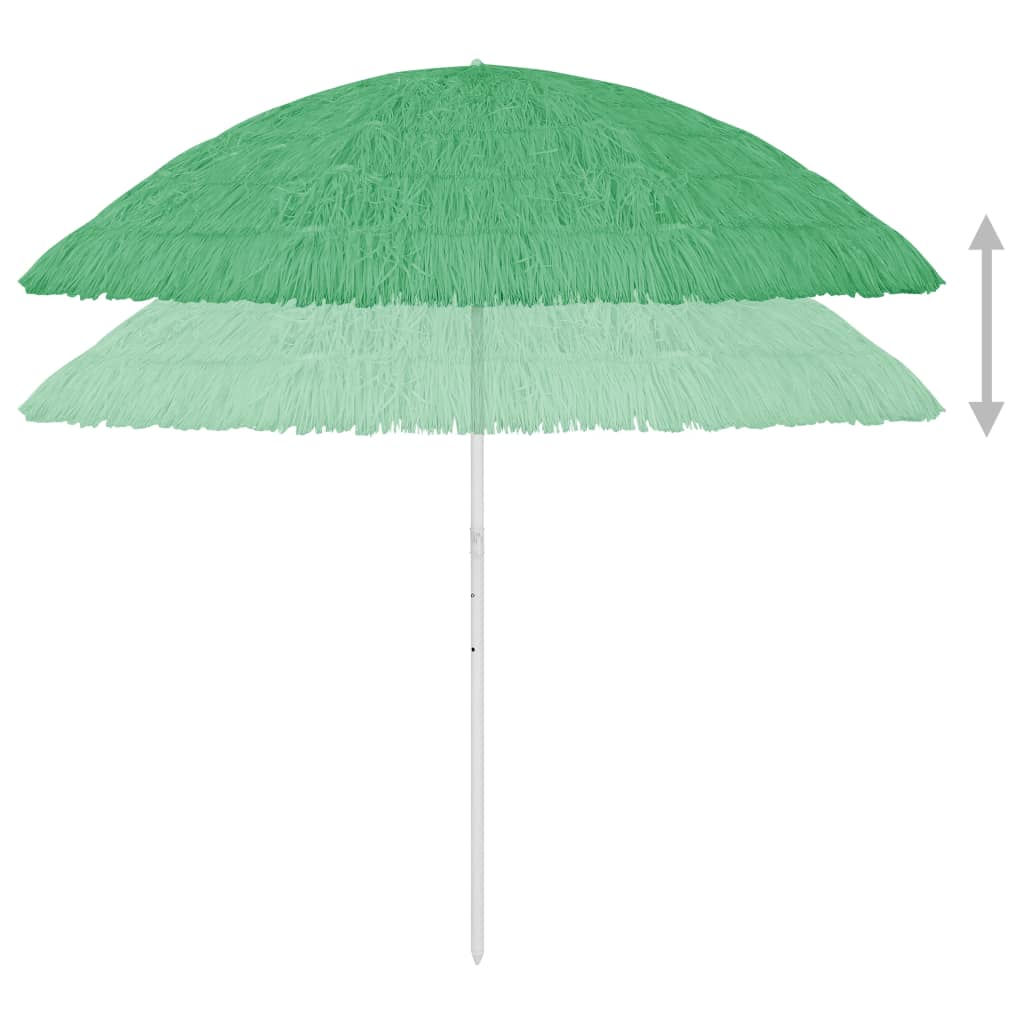 Hawaii-strandparasol 300 cm grøn