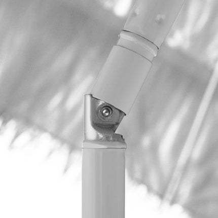 Hawaii-strandparasol 180 cm hvid