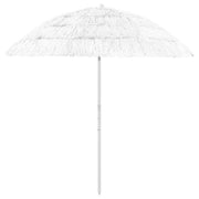 Hawaii-strandparasol 240 cm hvid