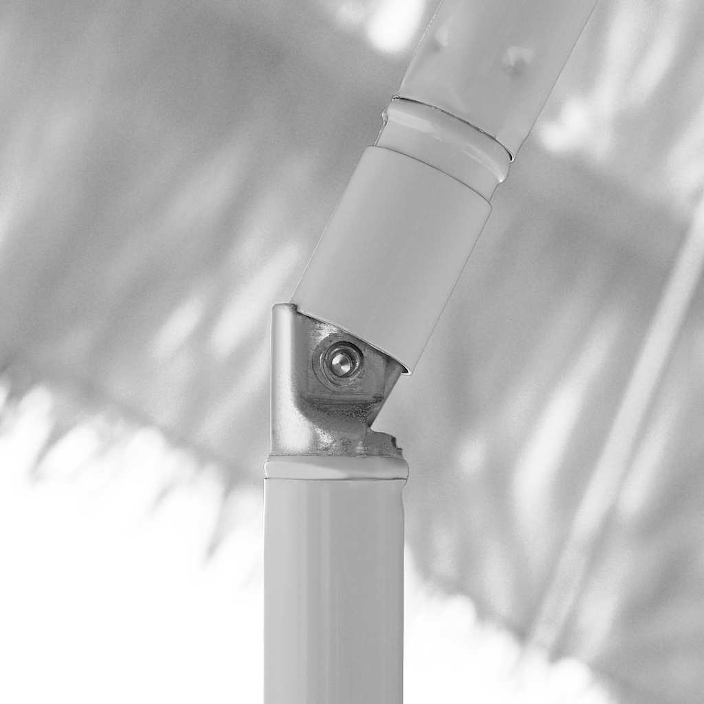 Hawaii-strandparasol 240 cm hvid