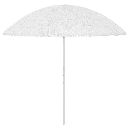 Hawaii-strandparasol 300 cm hvid