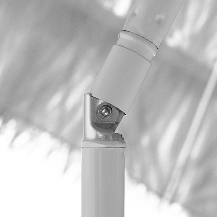 Hawaii-strandparasol 300 cm hvid