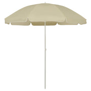 strandparasol 240 cm sandgul