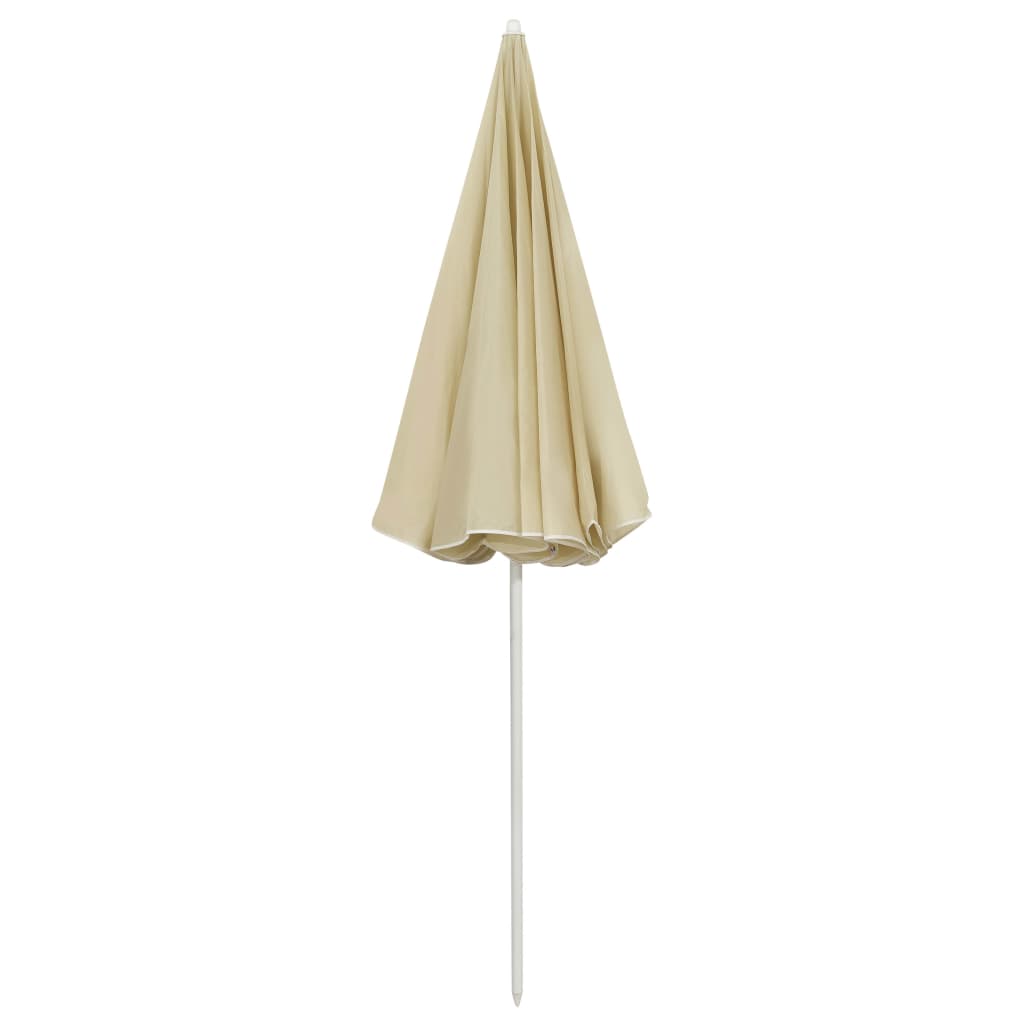 strandparasol 240 cm sandgul