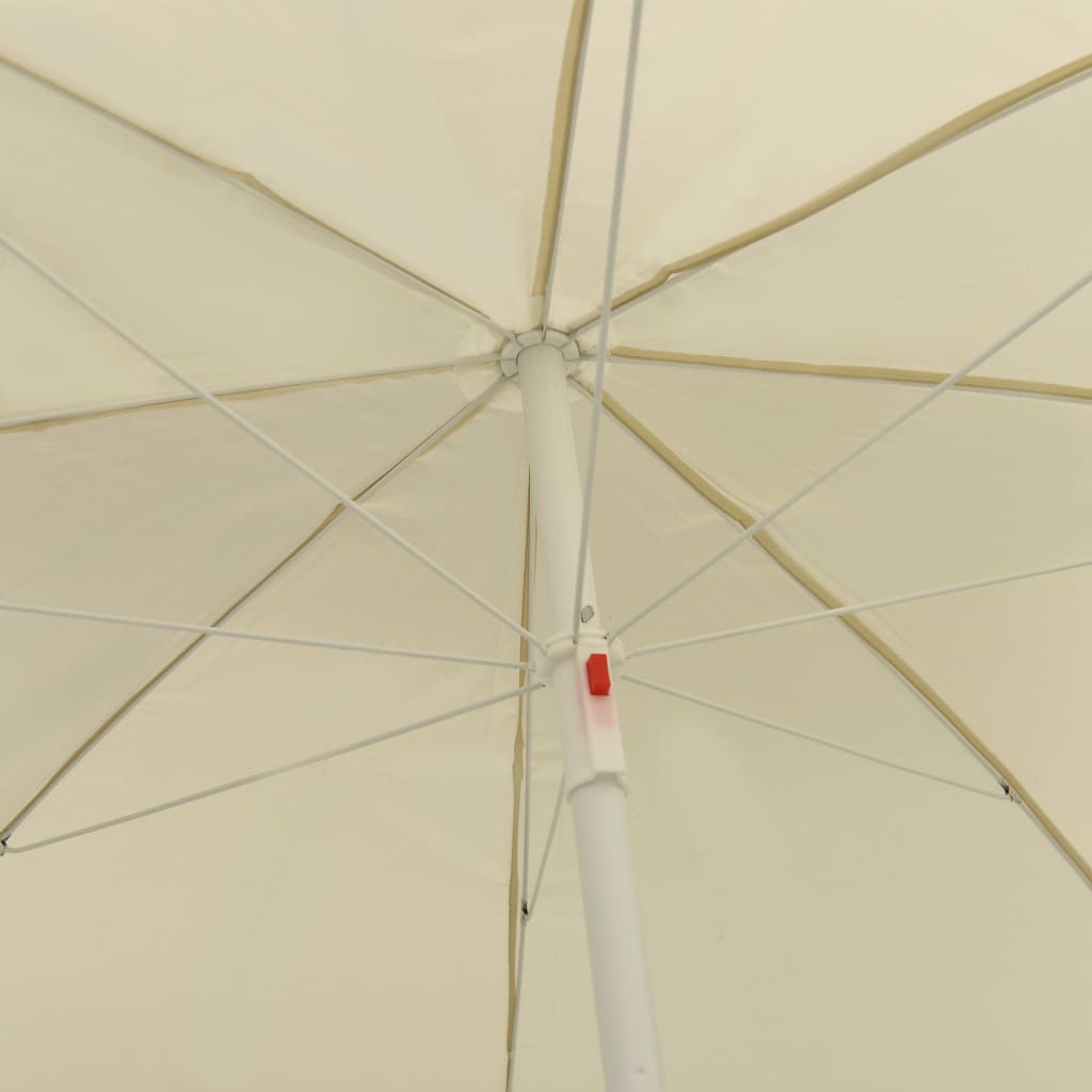strandparasol 240 cm sandgul