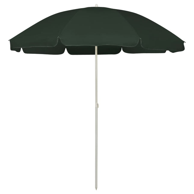 strandparasol 240 cm grøn