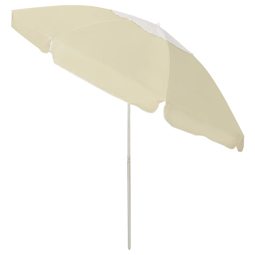 strandparasol 240 cm sandgul
