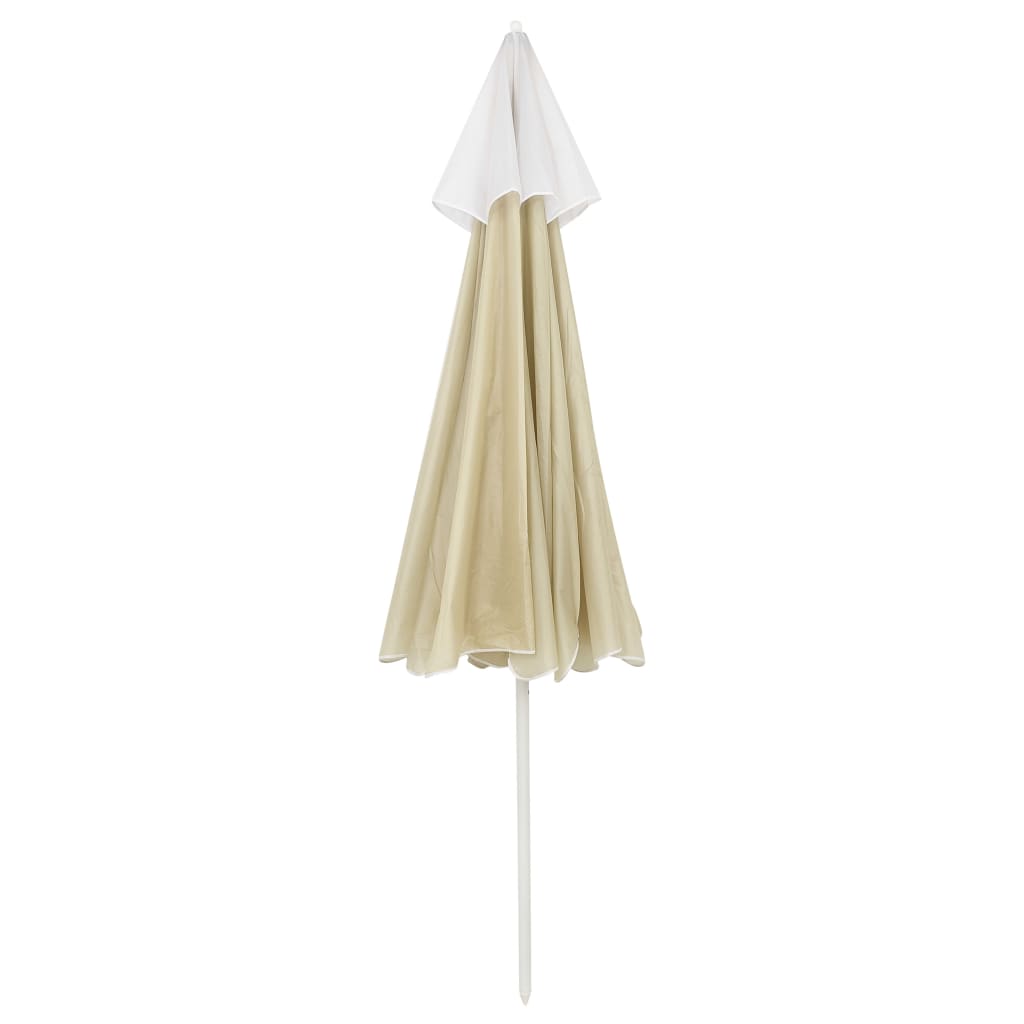 strandparasol 240 cm sandgul