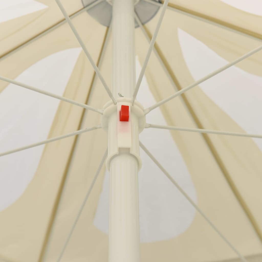 strandparasol 240 cm sandgul