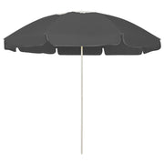 strandparasol 240 cm antracitgrå