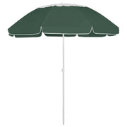 strandparasol 300 cm grøn