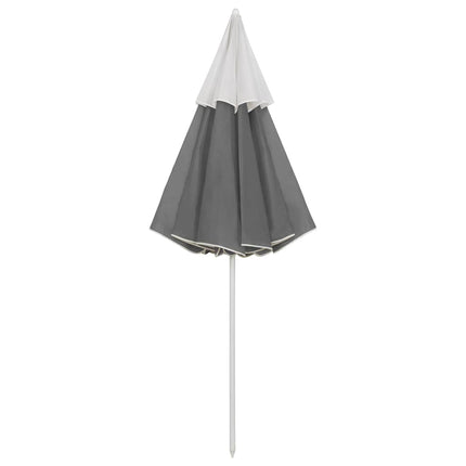 strandparasol 300 cm antracitgrå