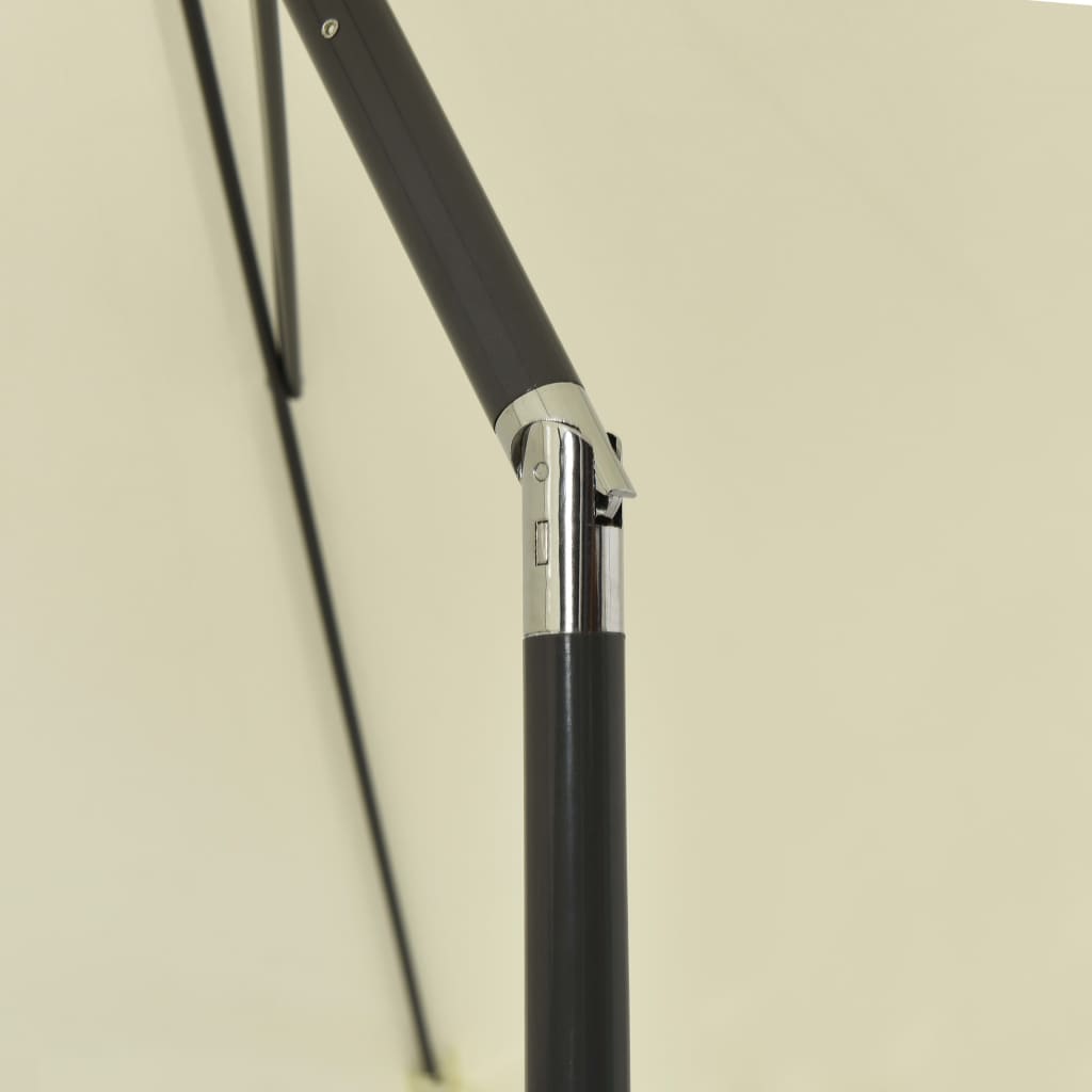 strandparasol 180x120 cm sandgul