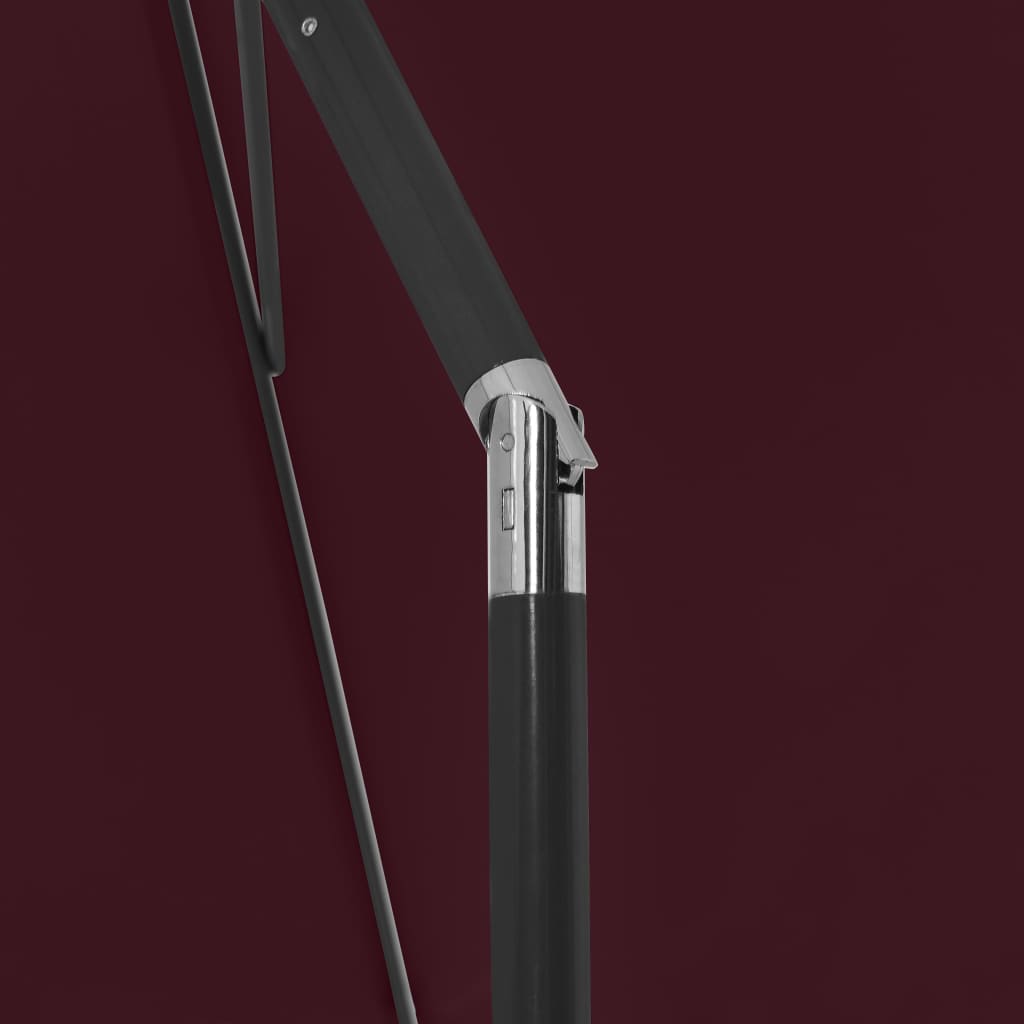 strandparasol 180x120 cm bordeauxrød