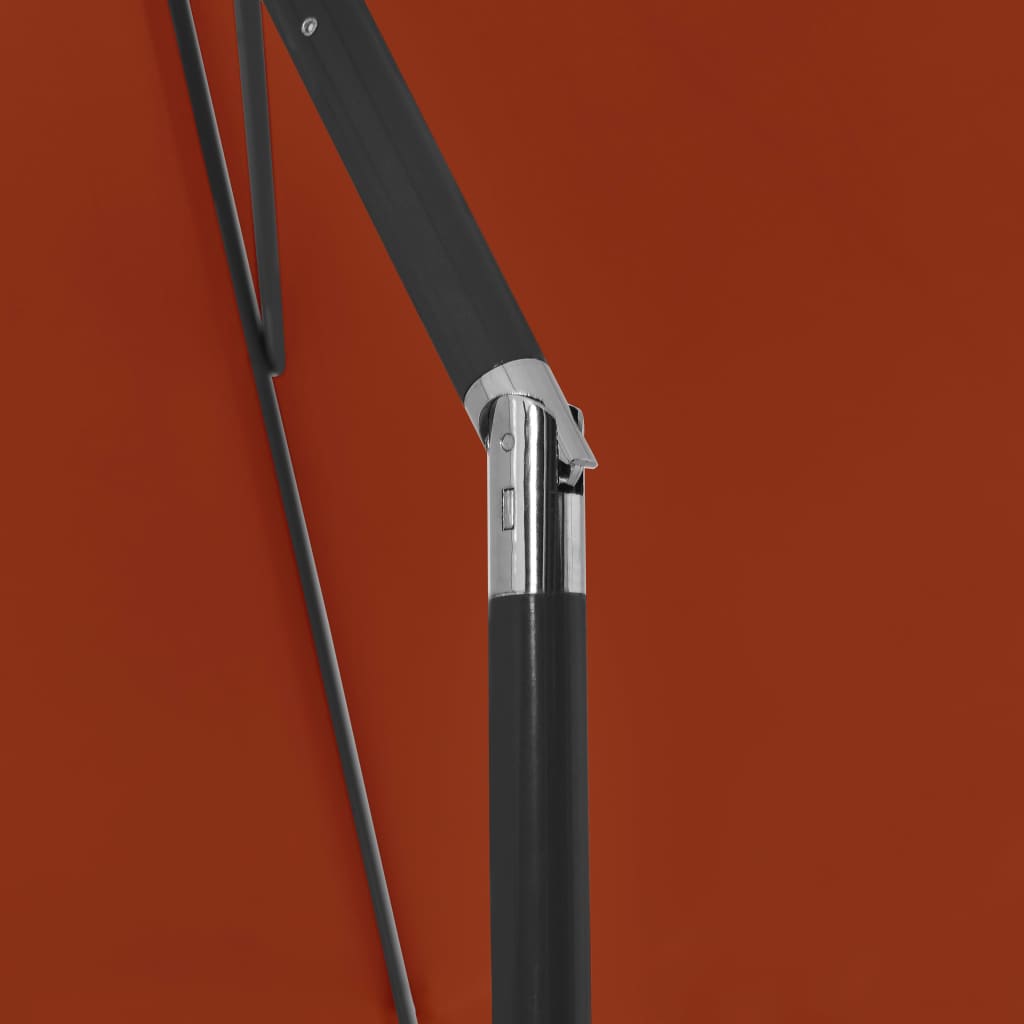 strandparasol 180x120 cm terrakotta