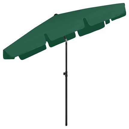 strandparasol 200x125 cm grøn