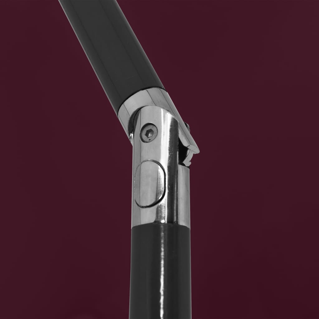 strandparasol 200x125 cm bordeauxrød