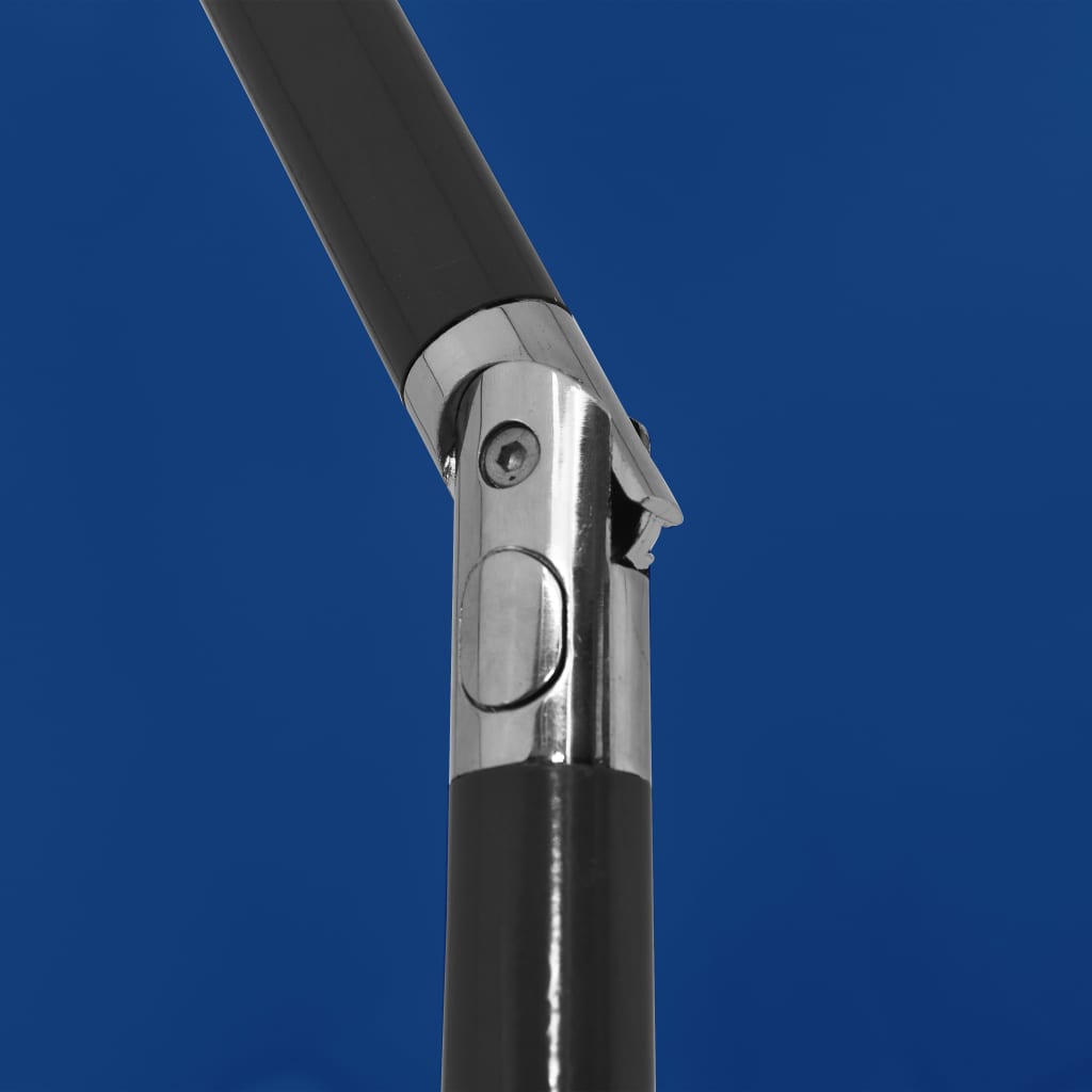 strandparasol 200x125 cm azurblå