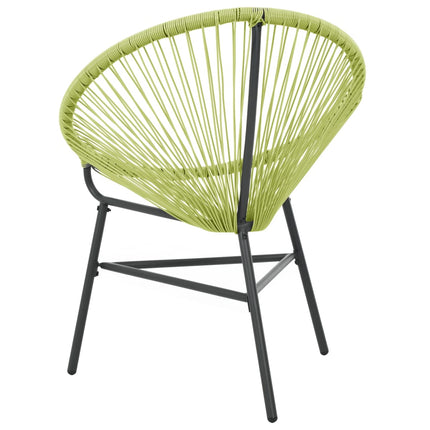Acapulco-havestol polyrattan grøn