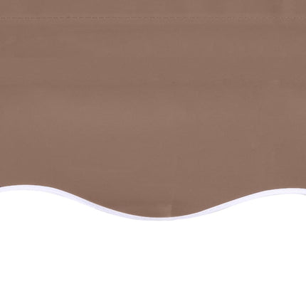 udskiftningsdug til markise 3x2,5 m polyester brun