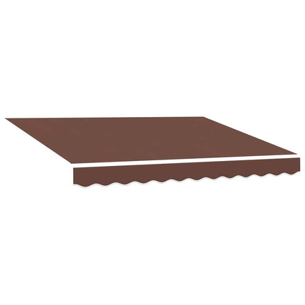 udskiftningsdug til markise 350x250 cm polyester brun