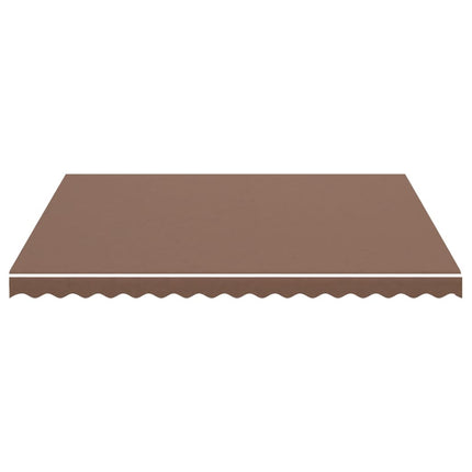 udskiftningsdug til markise 4x3,5 m polyester brun