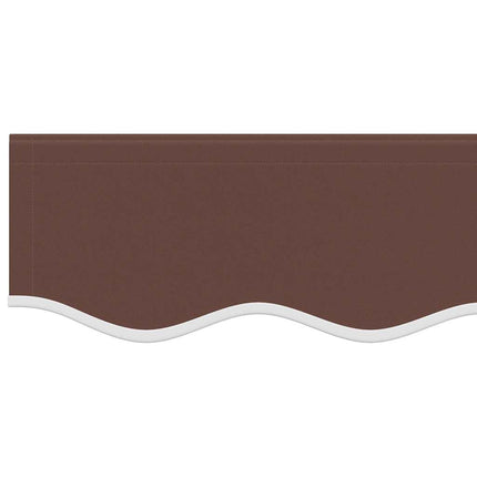 udskiftningsdug til markise 450x300 cm polyester brun