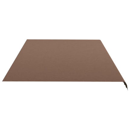 udskiftningsdug til markise 6x3,5 m polyester brun