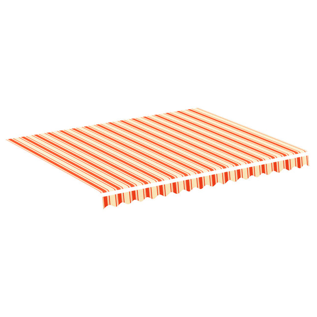udskiftningsdug til markise 3x2,5 m gul og orange