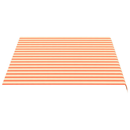 udskiftningsdug til markise 380x295 cm polyester gul og orange