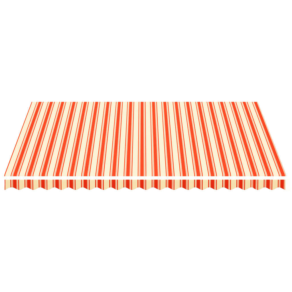 udskiftningsdug til markise 4,5x3,5 m gul og orange