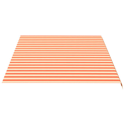 udskiftningsdug til markise 5x3,5 m polyester gul og orange