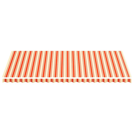 udskiftningsdug til markise 580x295 cm polyester gul og orange