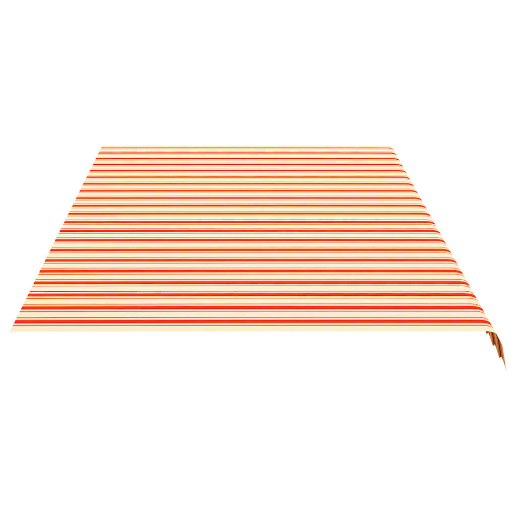 udskiftningsdug til markise 6x3 m gul og orange