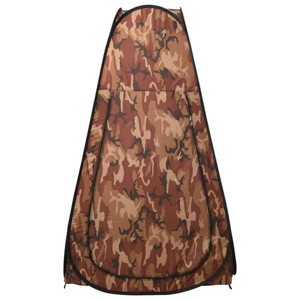 pop-up brusetelt camouflagefarvet
