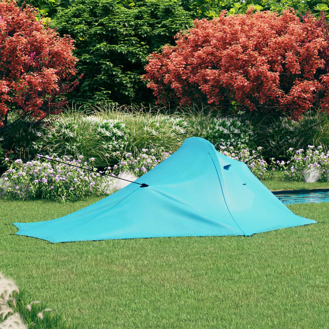 campingtelt 317x240x100 cm blå