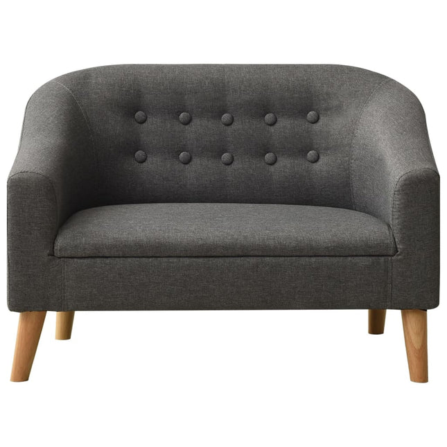 sofa til børn stof grå